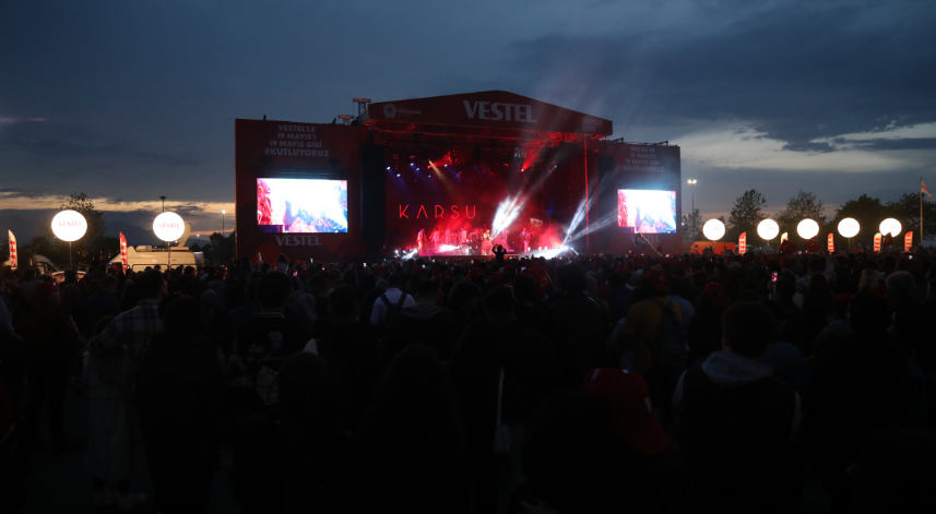 Karsu Samsun’da Gençlik Konseri verdi