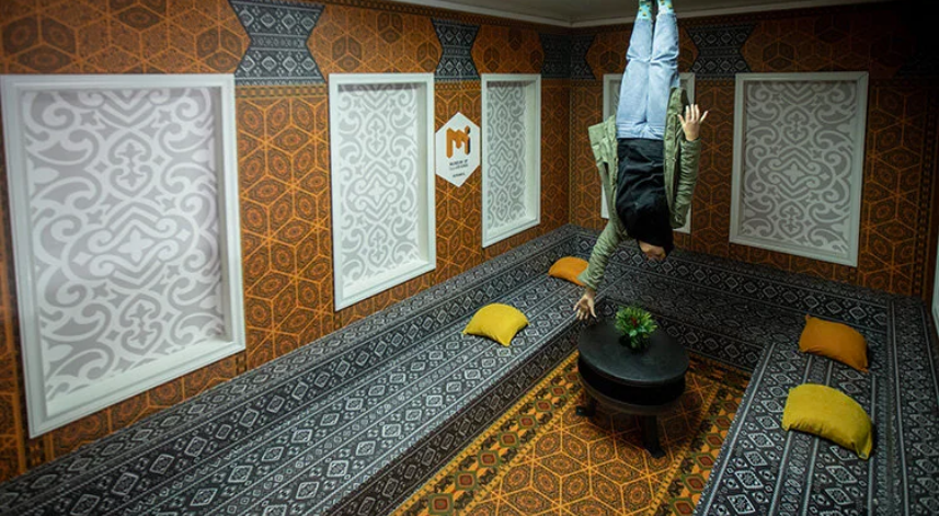 Sıra dışı yapısıyla İllüzyon Müzesi ziyaretçilerini şaşırtıyor