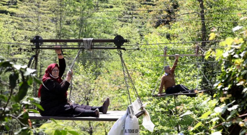 İlkel teleferik kullanacaklar dikkat