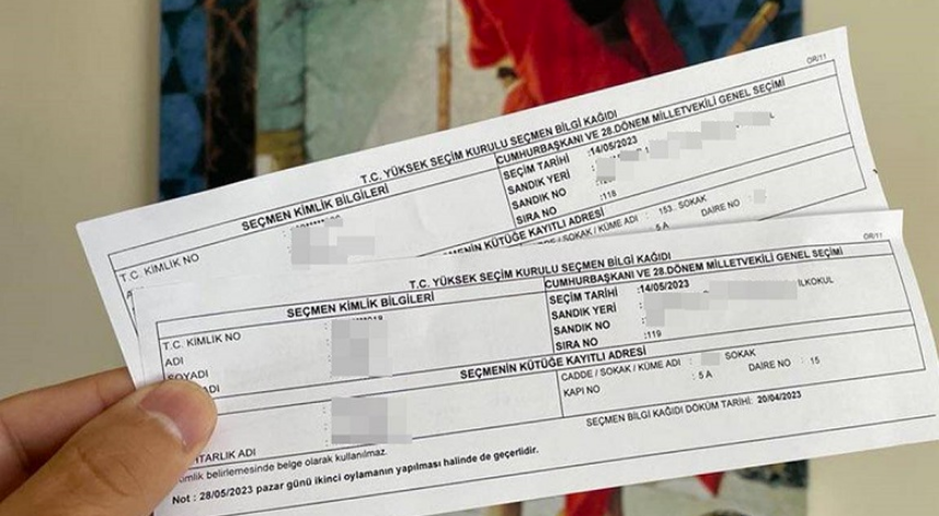 Oy vermek için seçmen kağıdı gerekli mi?
