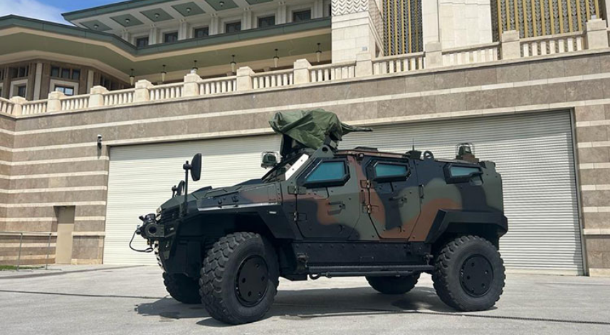 YÖRÜK 4X4 Türkiye'deki ilk görevine Cumhurbaşkanlığında başladı