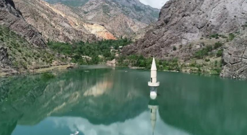 Yusufeli Barajı'nda su yüksekliği 164 metreye ulaştı