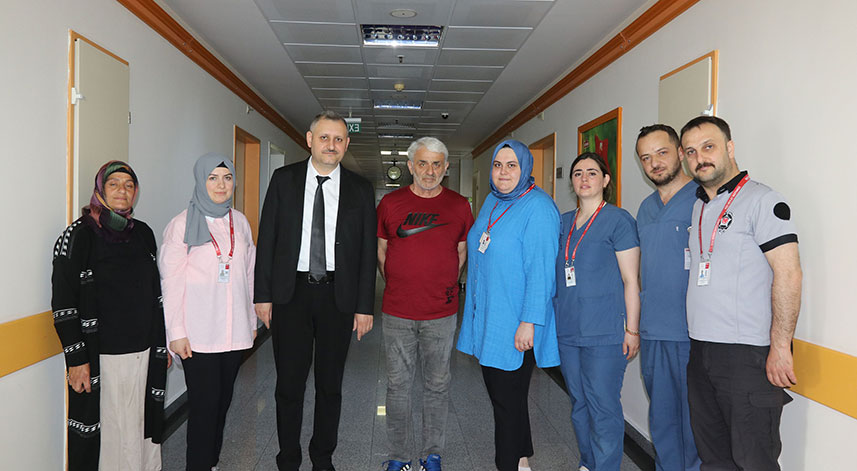 Yürüyemez Durumdaki Hasta, Rize'de Sağlığına Kavuştu