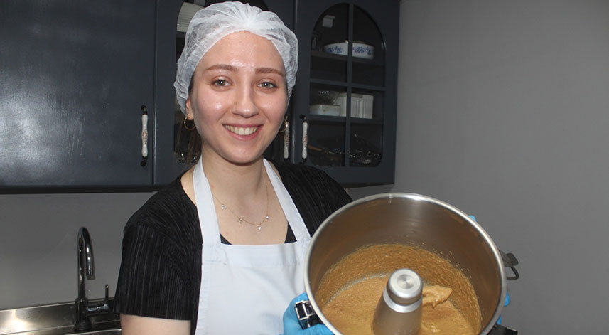 Kadın girişimci, fındığa katma değer katıyor