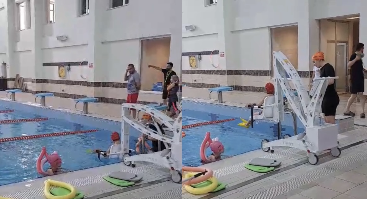 Rize Olimpik Kapalı Yüzme Havuzu Engelli Asansörüne Kavuştu 