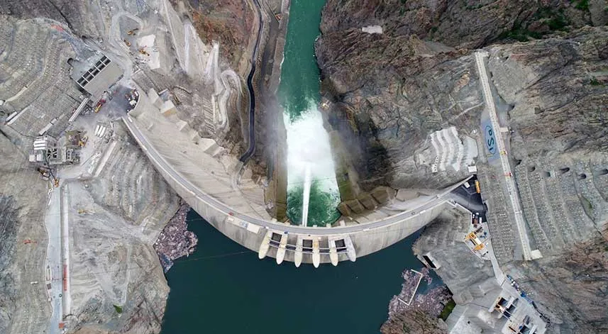 Yusufeli Barajı'nda elektrik üretimi için geri sayıma başlandı
