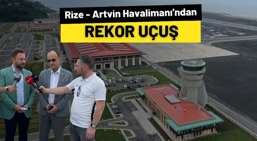 Rize Artvin Havalimanından rekor yolcu