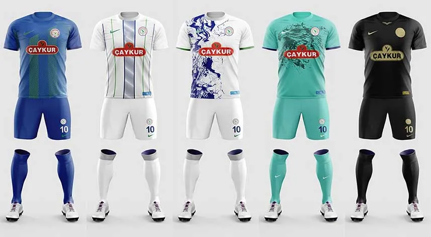 Çaykur Rizespor’un yeni sezon formaları TFF’nin sitesinde