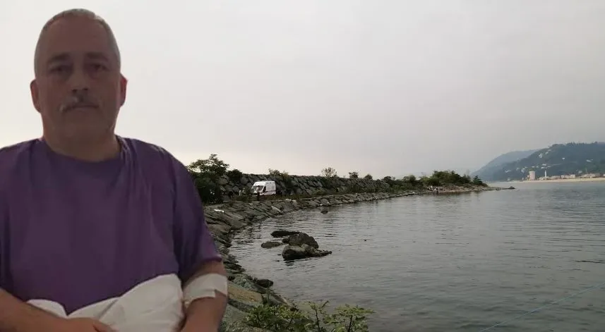 Rize’de serinlemek için denize giren vatandaş boğuldu