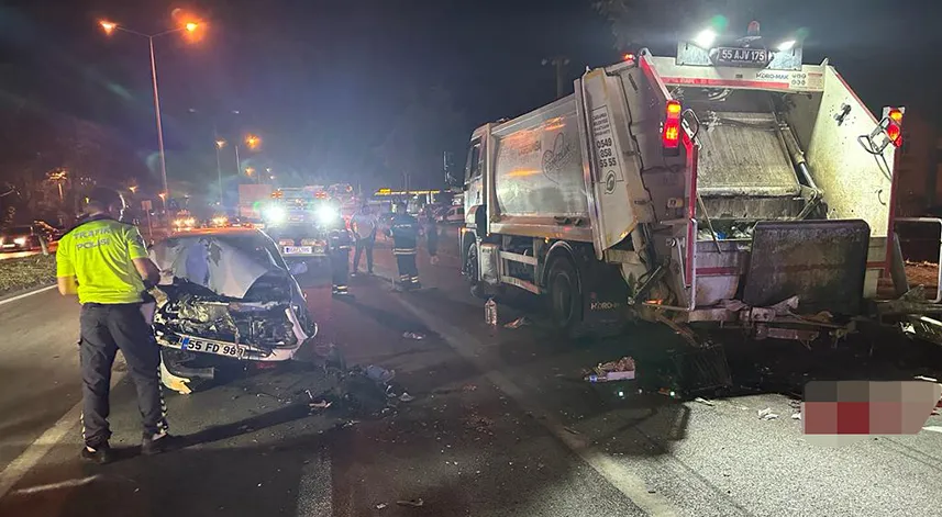 Samsun'da zincirleme trafik kazasında 6 kişi yaralandı