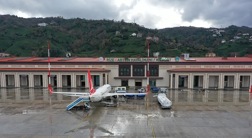 Rize-Artvin Havalimanı Erzurum ve Ordu-Giresun Havalimanlarını geride bıraktı