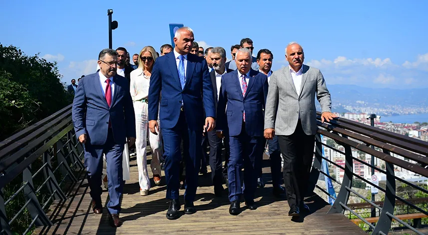 Kültür ve Turizm Bakanı Ersoy Sümela Kültür Yolu Festivali’nin açılışı için Trabzon’a geldi