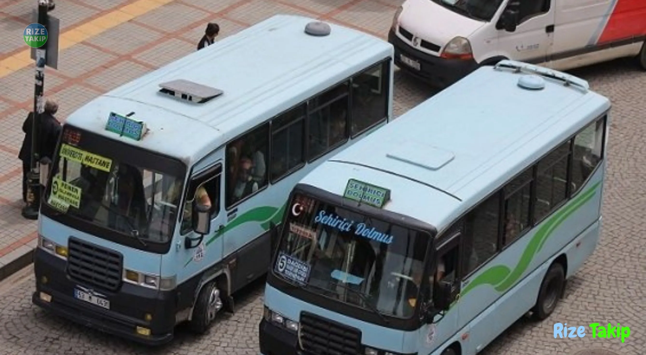 Rize'de minibüs dolmuş ücretleri 