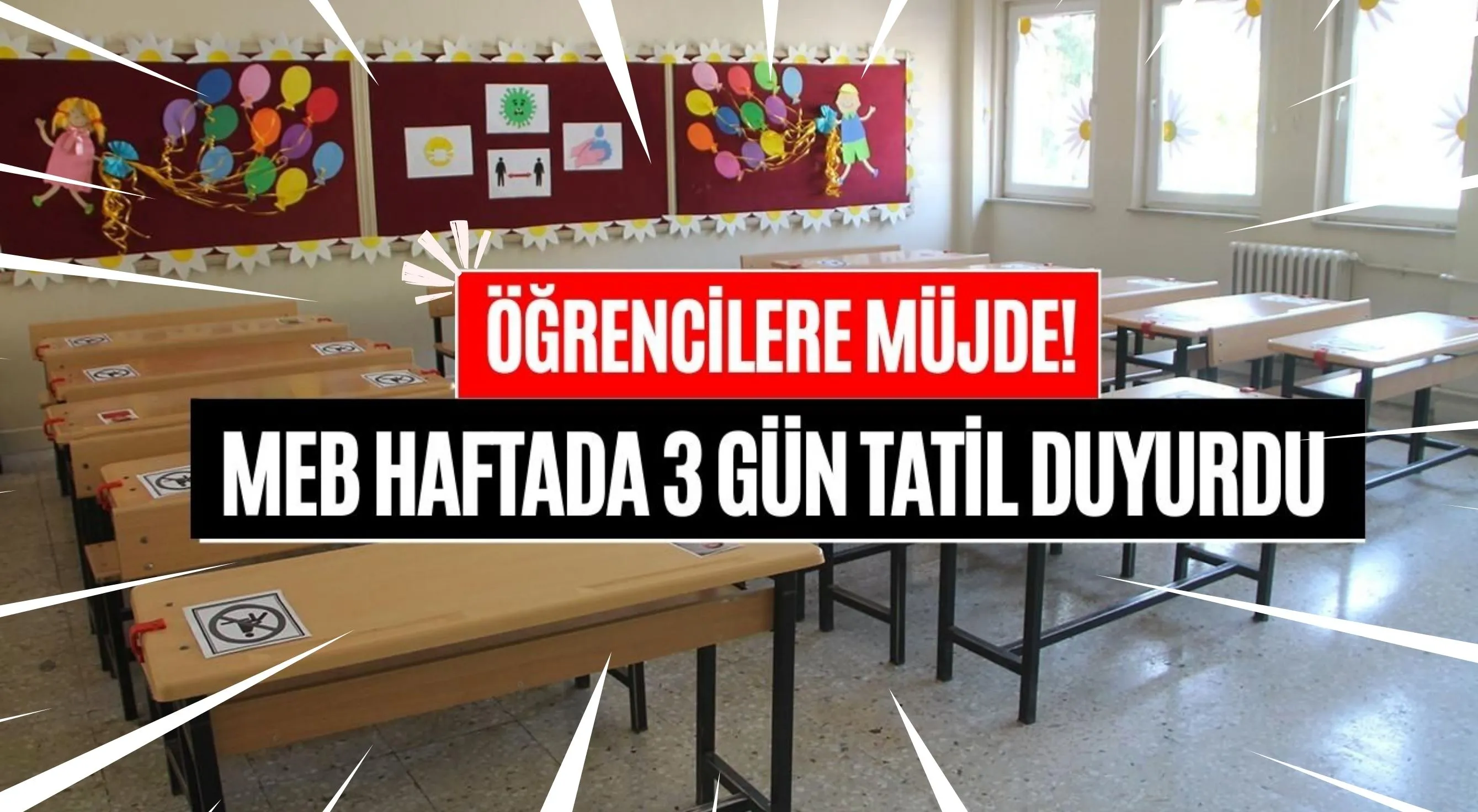 MEB'den müjde geldi! 4 gün okul 3 gün tatil tarihi belli oldu