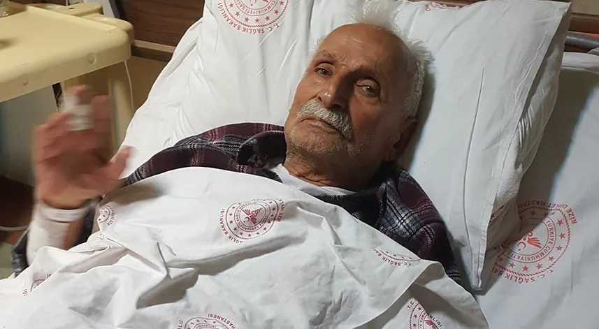 Yaşayan İnsan Hazinesi Osman Efendioğlu hastaneye kaldırıldı