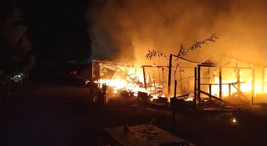 Ordu'daki yangında 7 bungalov kullanılamaz hale geldi