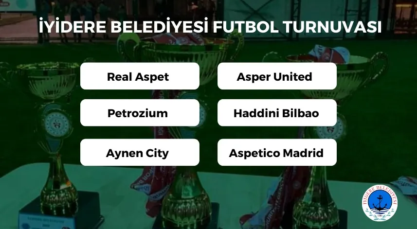 Futbol turnuvasındaki takımların ismi gülümse yarattı