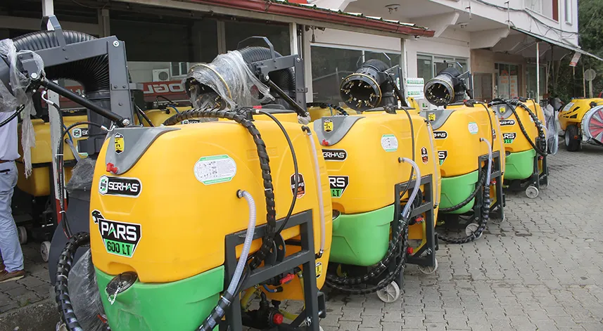 Samsun'da üreticiye ekipman ve gübre desteği