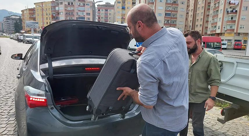 Rize'ye gelen üniversite öğrencilerine hoş geldin karşılaması