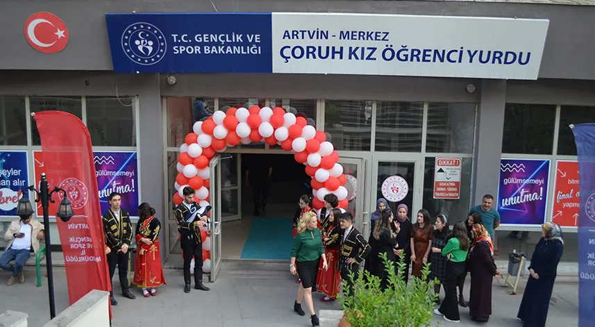 Artvin’deki KYK Yurtlarında barınma problemi ortadan kaldırıldı