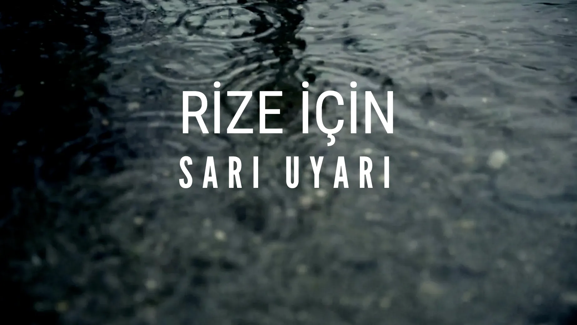 Rize için kuvvetli yağış ve kar bekleniyor!