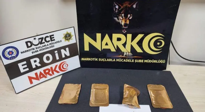 Düzce'de uyuşturucuyla yakalanan 3 zanlı tutuklandı