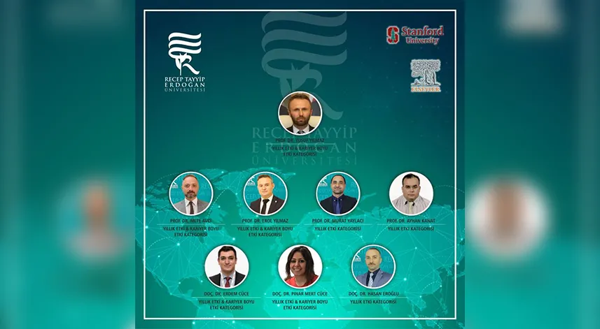 RTEÜ'nün 8 akademisyeni dünya sıralamasında