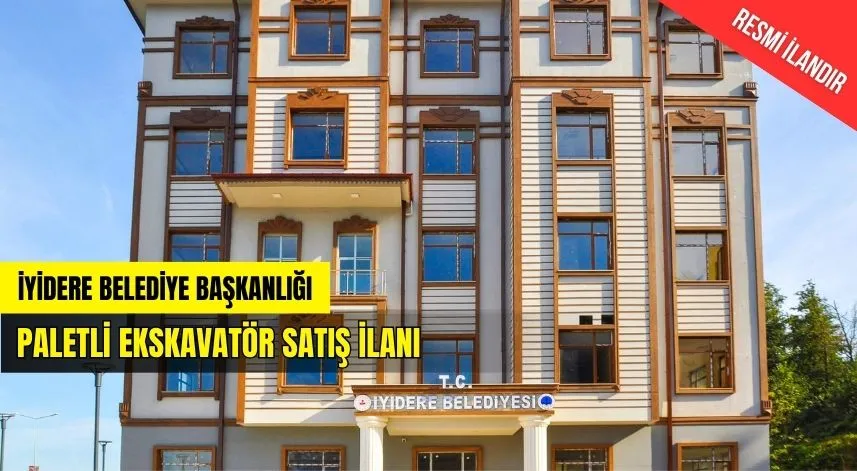 PALETLİ EKSKAVATÖR SATIŞ İLANI