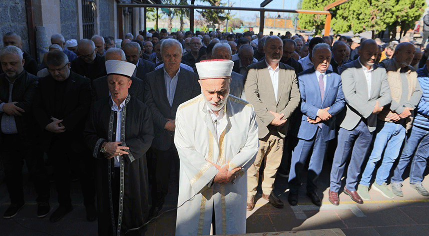 Hayatını kaybeden Filistinliler için Giresun'da gıyabi cenaze namazı kılındı