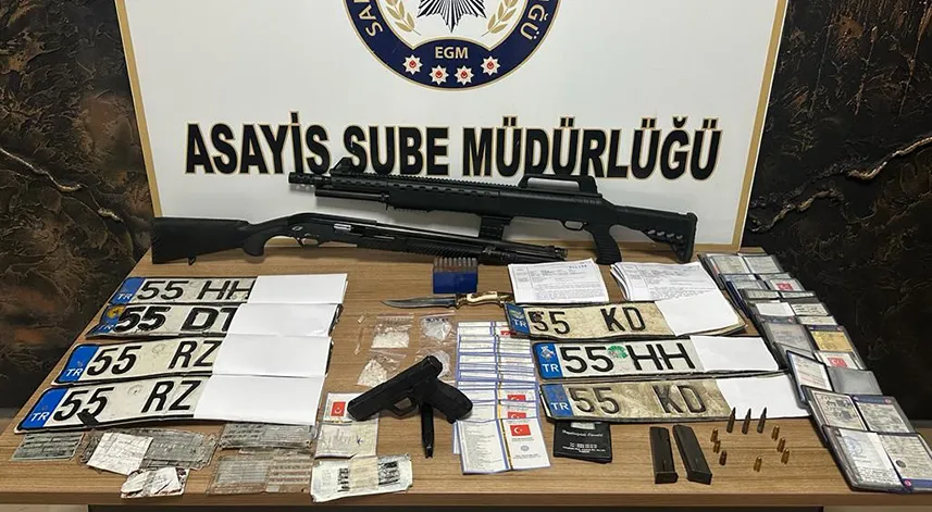 Samsun merkezli araç hırsızIığı operasyonunda 19 zanlı yakalandı