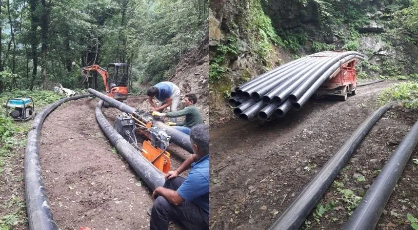 Giresun’un içme suyu sorunu çözülüyor