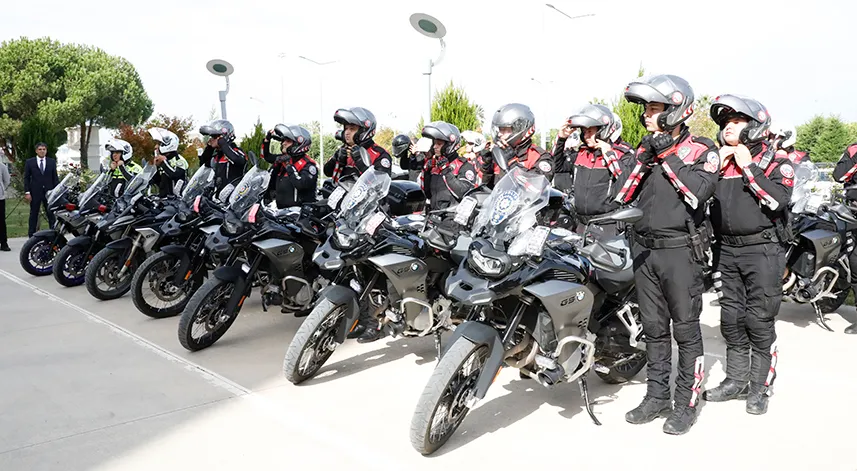 Samsun'da motosikletli polis timleri ile polis ekiplerinin sayısı artırıldı