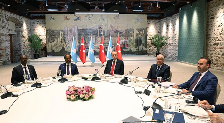 Cumhurbaşkanı Erdoğan Somali Cumhurbaşkanı Mahmud ile görüştü