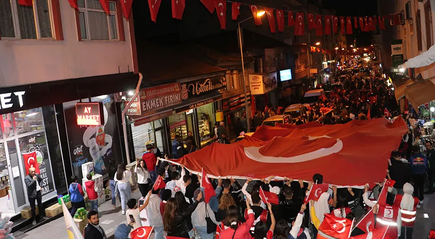 Havza’da 100 fener ile fener alayı düzenlendi