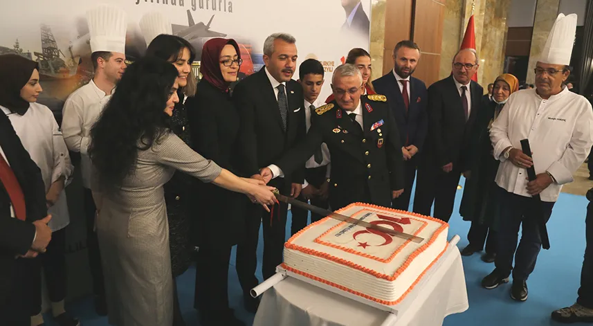 Rize’de 100.Yıl Cumhuriyet Resepsiyonu düzenlendi 