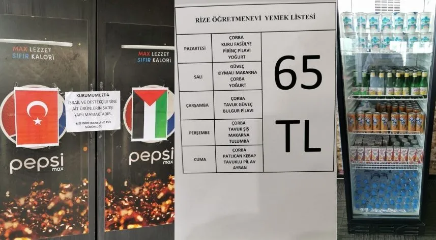 Rize İl Milli Eğitim Müdürlüğü’nden İsrail menşeli markalara boykot 