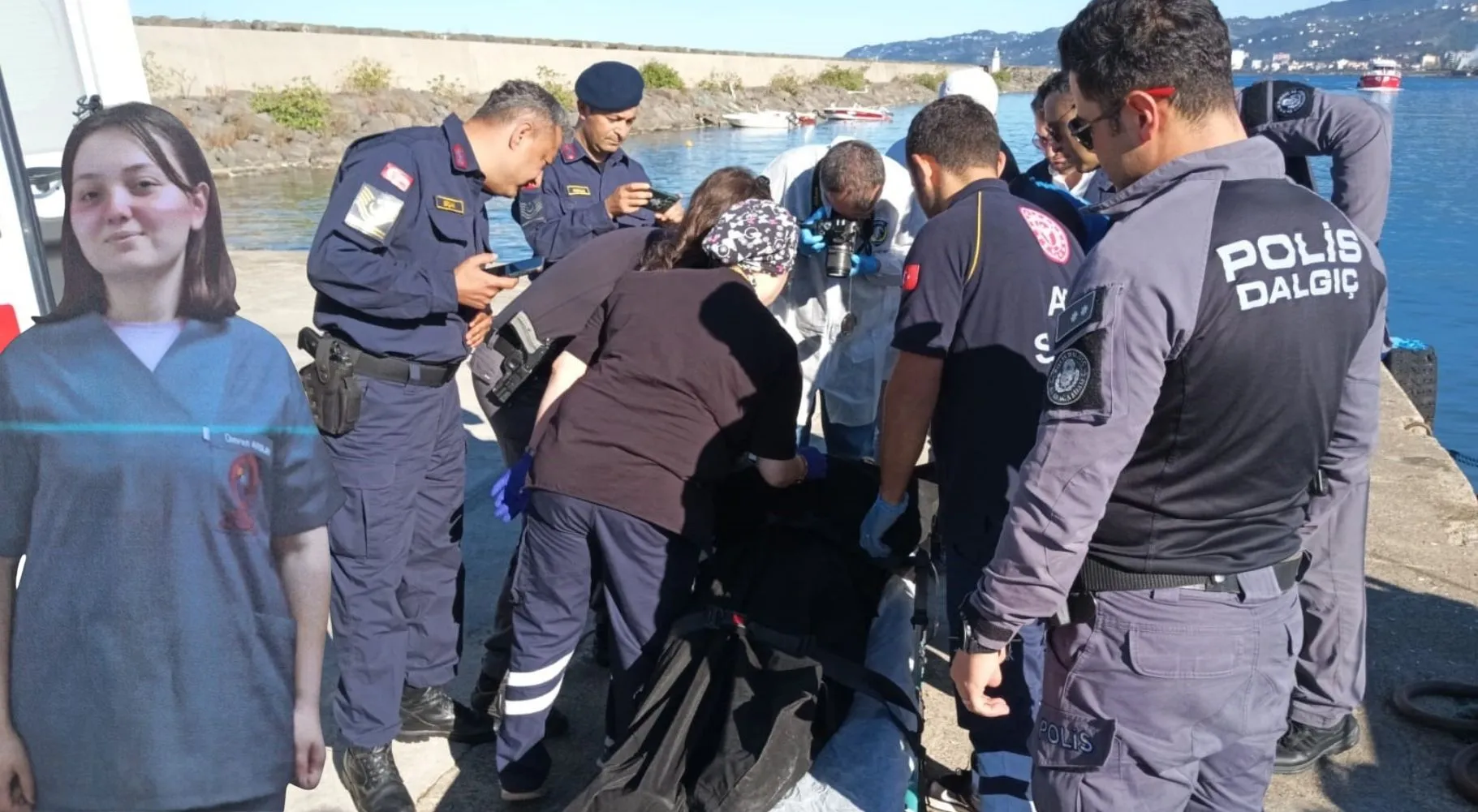 Trabzon'da genç kızın cansız bedeni denizde bulundu