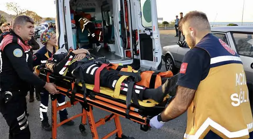 Dur ihtarına uymayarak aracıyla polise çarpan zanlı tutuklandı