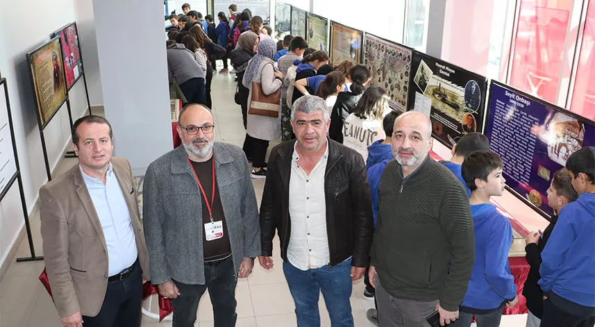 Çanakkale Savaşları Gezici Müzesi'ni Havza'da yaklaşık 3 bin 500 kişi gezdi