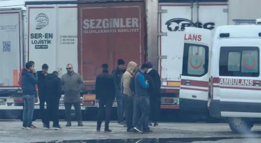 Park halindeki TIR'ında ölü bulundu