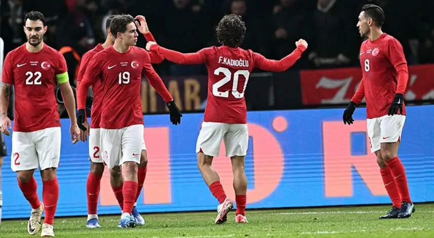 Türkiye deplasmanda Almanya'yı 3-2 mağlup etti