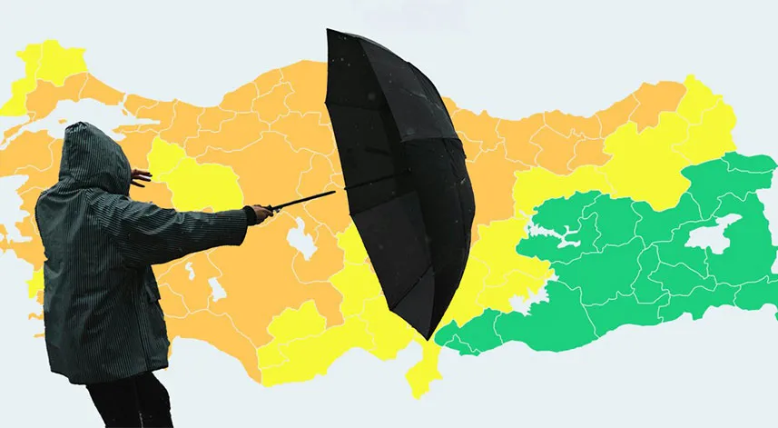 Fırtına yaklaşıyor: Rize için 'turuncu' kod ile uyarı yapıldı