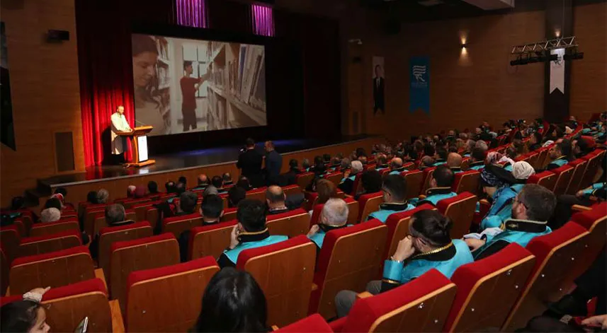 RTEÜ'de görevinde yükselen akademisyenler için tören düzenlendi