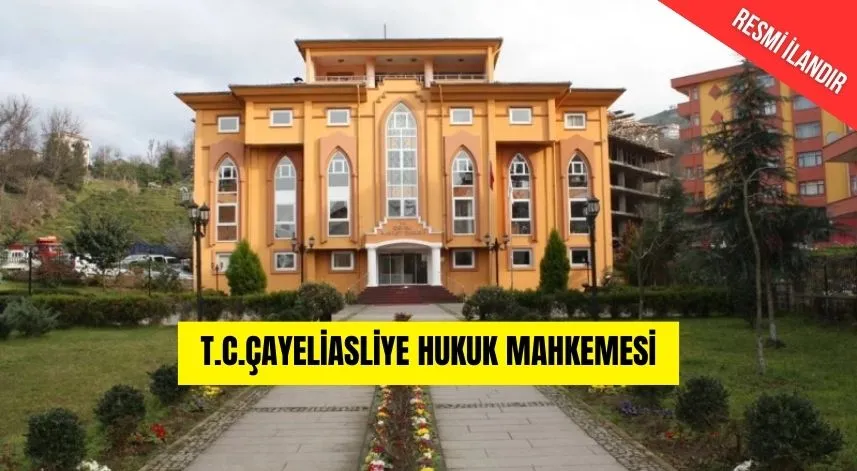 T.C.ÇAYELİASLİYE HUKUK MAHKEMESİ
