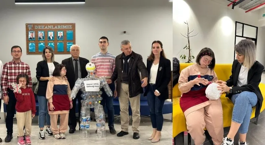 RTEÜ'de özel öğrencilerin katılımıyla farkındalık etkinliği yapıldı