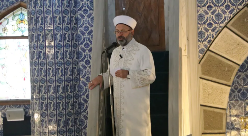 Diyanet İşleri Başkanı Erbaş: “Ümmet olma bilincimizi her daim diri tutmamız lazım”