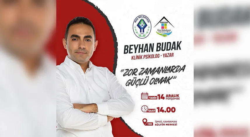 Rize Belediyesi’nden ücretsiz konferans