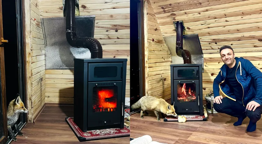  Gümüşhane’de sıra dışı misafirlik