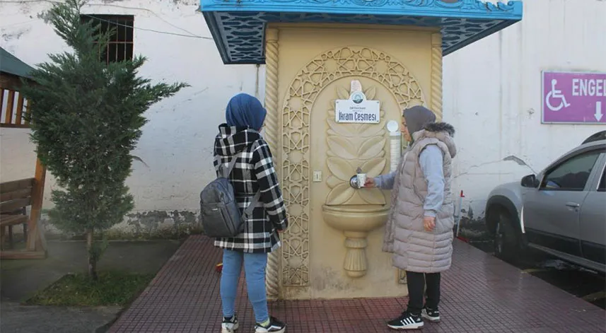 Trabzon'da çorba çeşmelerinden günlük bin bardak çorba dağıtılıyor