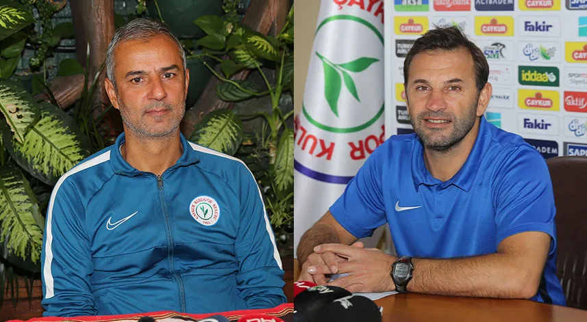 Çaykur Rizespor'un eski teknik direktörleri derbide karşı karşıya